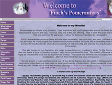 Tablet Screenshot of finchspoms.com